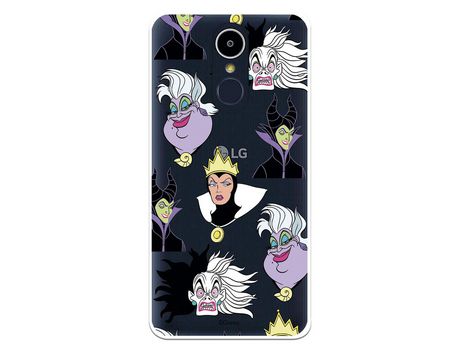 Funda para LG K8 2017 Oficial de Disney Villanas Patrón