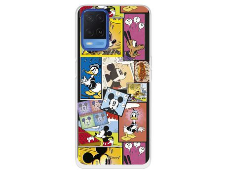 Funda para Oppo A54 4G Oficial de Disney Mickey Comic - Clásicos Disney