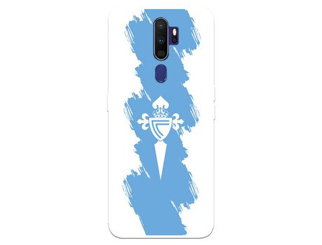 Funda para Oppo A9 2020 del Celta Escudo Trazo azul - Licencia Oficial RC Celta