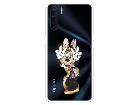 Funda para Oppo A91 Oficial de Disney Minnie Posando - Clásicos Disney