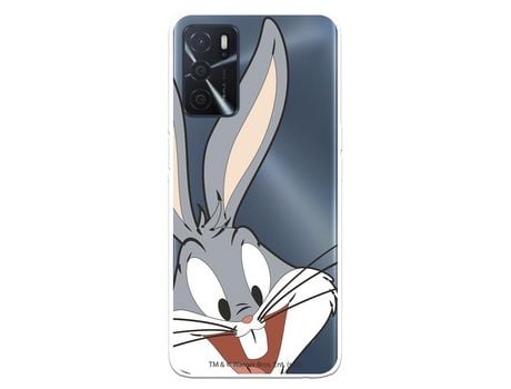 Funda para Oppo A16 Oficial de Warner Bros Bugs Bunny Silueta Transparente - Looney Tunes