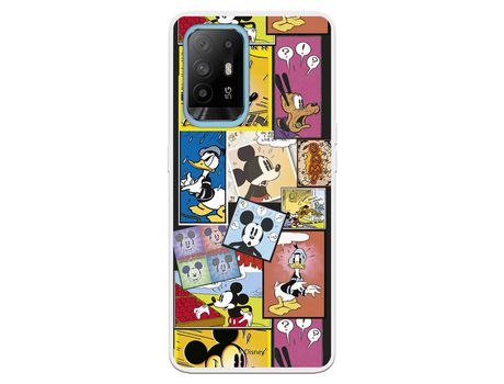 Funda para Oppo A94 5G Oficial de Disney Mickey Comic - Clásicos Disney