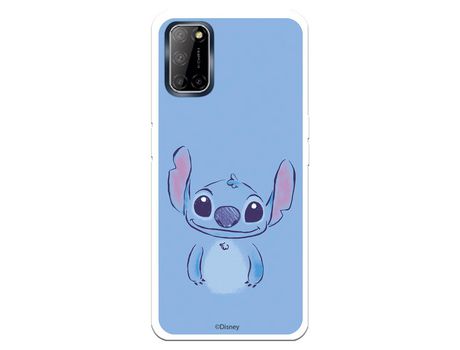 Funda para Oppo A52 Oficial de Disney Stitch azul - Lilo & Stitch