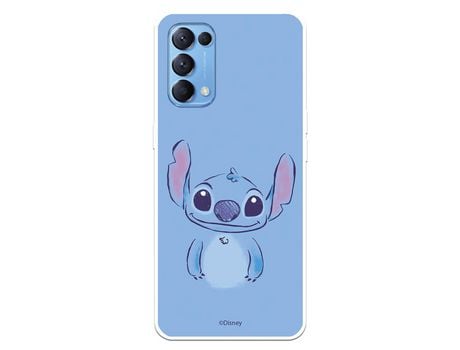 Funda para Oppo Find X3 Lite Oficial de Disney Stitch azul - Lilo & Stitch