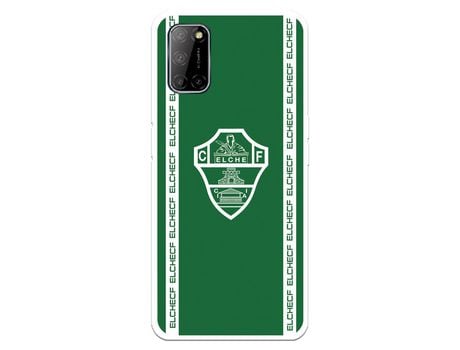 Funda para Oppo A72 del Elche CF Escudo Fondo Verde - Licencia Oficial Elche CF