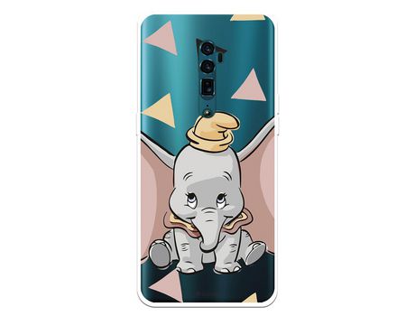 Funda para Oppo Reno 10X Zoom Oficial de Disney Dumbo Silueta Transparente - Dumbo