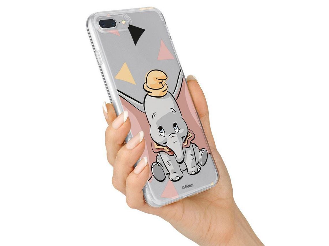 Funda para Xiaomi Redmi 9 Oficial de Disney Dumbo Silueta Transparente -  Dumbo