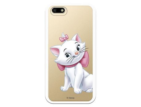 Funda Oficial Disney Marie Silueta transparente para Huawei Y5 2018 - Los Aristogatos