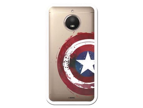 Funda Oficial Escudo Capitan America para Motorola Moto E4 Plus