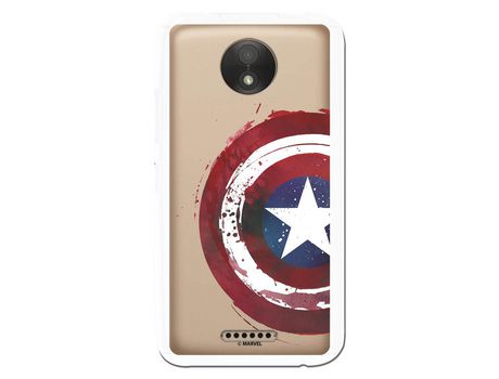 Funda Oficial Escudo Capitan America para Motorola Moto C