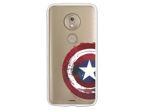 Funda Oficial Escudo Capitan America para Motorola Moto G7 Play