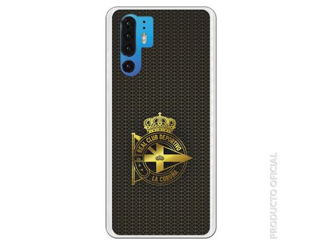 Funda Oficial RC Deportivo Escudo Oro para Huawei P30 Pro