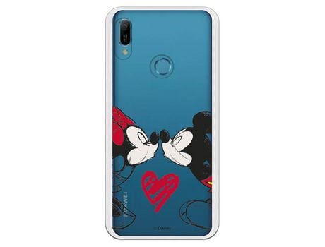 Funda para Huawei Honor 8A Oficial de Disney Mickey y Minnie Beso - Clásicos Disney