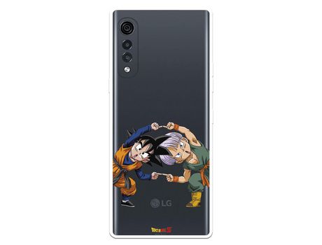 Funda para LG Velvet 5G Oficial de Dragon Ball Goten y Trunks Fusión