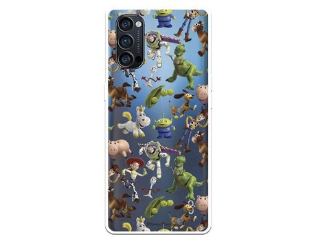 Funda para Oppo Reno 4 Pro Oficial de Disney Muñecos Toy Story Siluetas - Toy Story