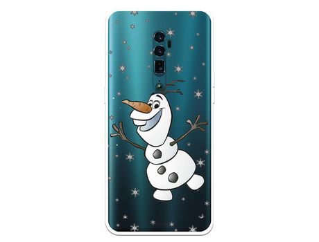 Funda para Oppo Reno 10X Zoom Oficial de Disney Olaf Transparente - Frozen