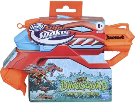 Soaker Lanzador De agua nerf dinosquad raptorsurge para juegos supersoaker edad minima 6