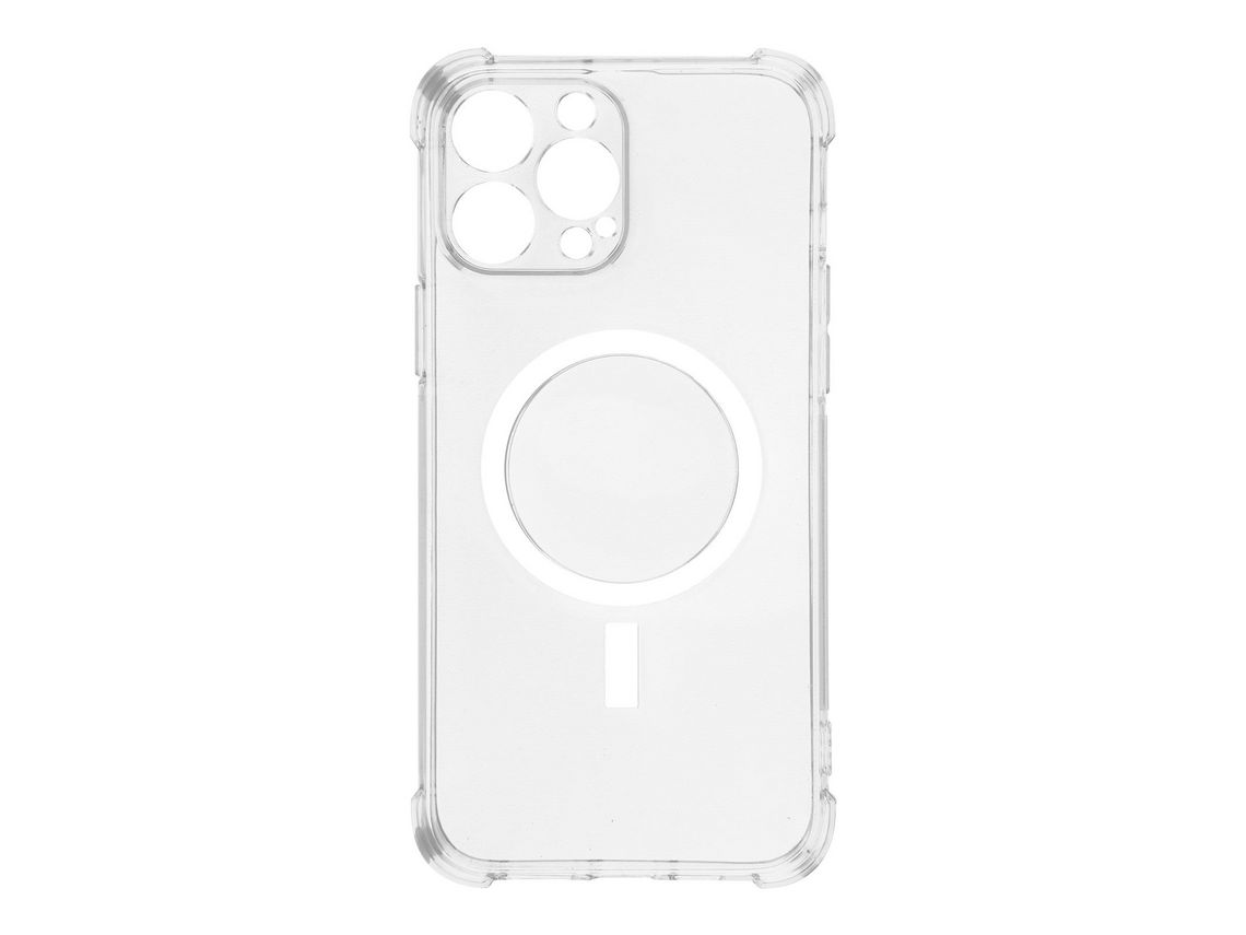 AKASHI Funda MagSafe de silicona transparente para Apple iPhone 13