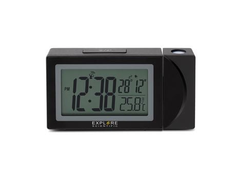 Explore Scientific RDP1002 despertador Reloj despertador digital Negro