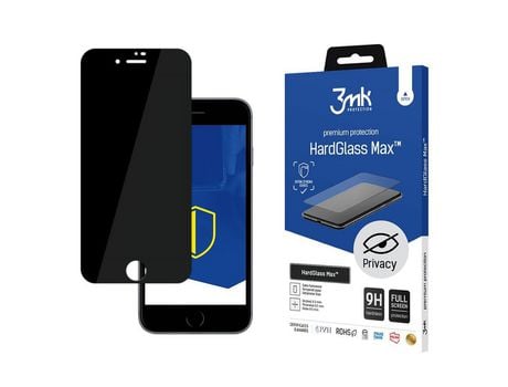 Película para iPhone 8 Negro 3Mk Hardglass Max Privacy™