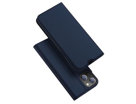 Funda DUX DUCIS Skin Pro Couro Sintético para iPhone 14 Azul