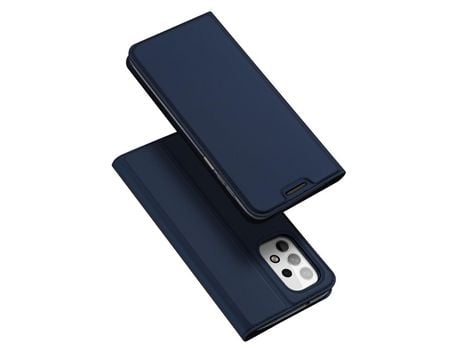 Funda Couro Sintético DUX DUCIS Skin Pro para Samsung Galaxy A23 Azul