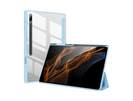 Funda Inteligente Flip Armor DUX DUCIS Toby para Samsung Galaxy Tab S8 Ultra con Soporte para Caneta Azul