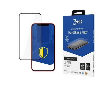 Película para iPhone 13 Negro Hardglass Max™ 3Mk