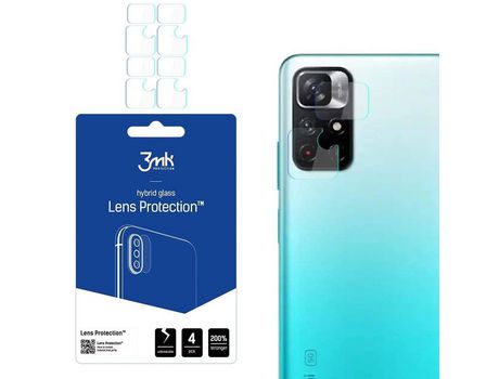 Película Cámara para Xiaomi Redmi Note 11 5G 3Mk Cristal Templado para Rojo