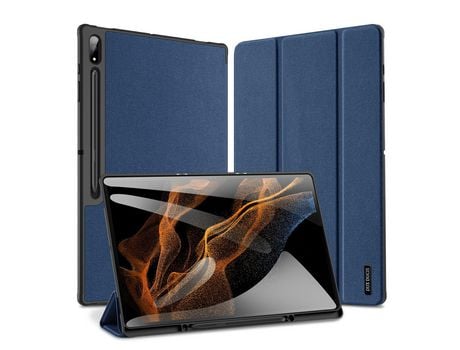 Funda plegable para Tablet DUX DUCIS Domo con Función Smart Sleep Samsung Galaxy Tab S8 Ultra Azul