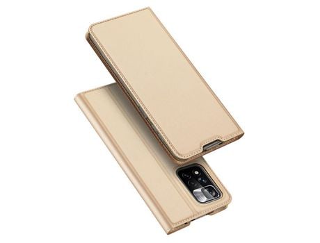 Funda para Xiaomi Redmi Note 11 Pro y Note 11 Pro Plus DUX DUCIS Piel Sintética Dorado