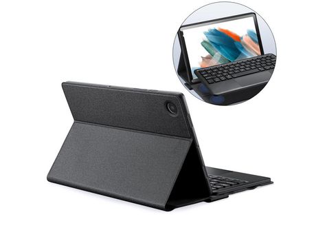 Funda para Teclado Touchpad DUX DUCIS para Tablet Teclado Bluetooth Sem Fio Samsung Galaxy Tab A8 10,5 '' 2021 Negro