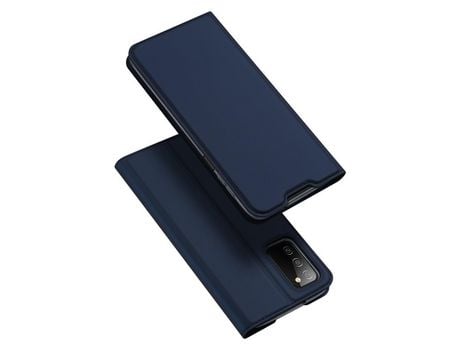 Funda para Samsung Galaxy A03S DUX DUCIS Piel Sintética Azul