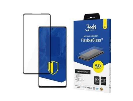 Película Cristal Flexible para Samsung Galaxy A73 5G Negro 3Mk Flexibleglass Max™