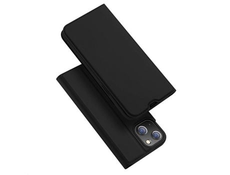 Funda DUX DUCIS Skin Pro Couro Sintético para iPhone 14 Negro