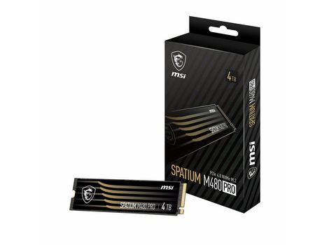 Disco Duro SPATIUM M480 PRO (M.2 PCI Express 4.0 4 TB SSD) MSI