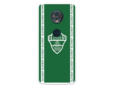 Funda para Motorola Moto G6 del Elche CF Escudo Fondo Verde Escudo Fondo Verde - Licencia Oficial Elche CF