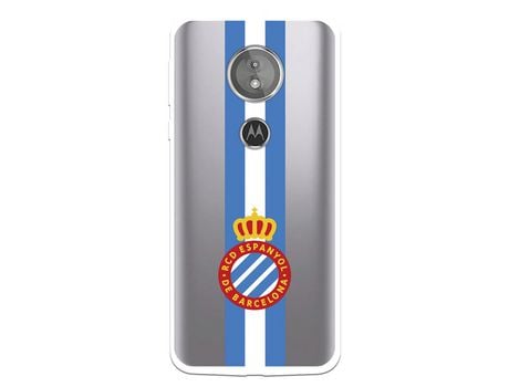 Funda para Motorola Moto E5 del RCD Espanyol Escudo Albiceleste Escudo Albiceleste - Licencia Oficial RCD Espanyol