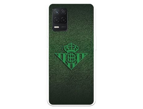 Funda para Realme 8 5G del Betis Escudo Verde Fondo trama - Licencia Oficial Real Betis Balompié