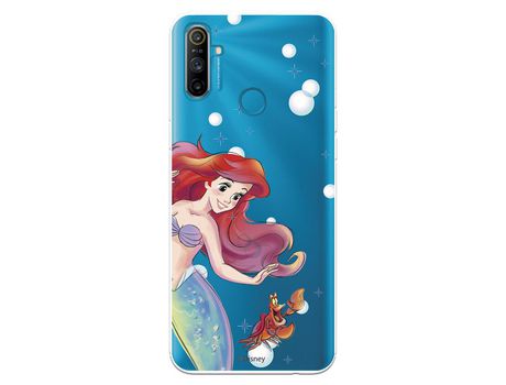 Funda para Realme GT Neo 2 Oficial de Disney Ariel y Sebastián