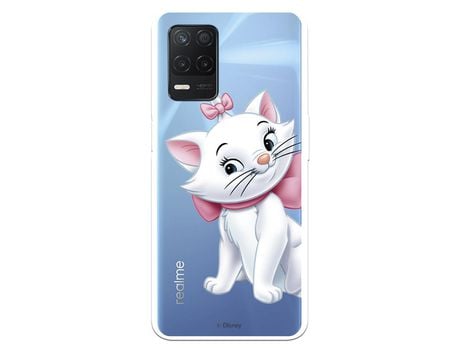 Funda para Realme 8 5G Oficial de Disney Marie Silueta - Los Aristogatos