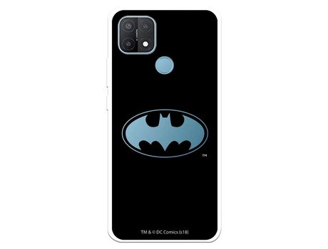 Funda para Oppo A15 Oficial de DC Comics Batman Logo Transparente - DC Comics