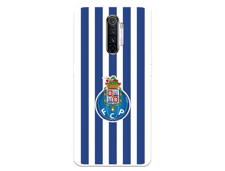 Funda para Realme X2 Pro del Futebol Club Oporto Escudo Rayas - Licencia Oficial Futebol Club Oporto