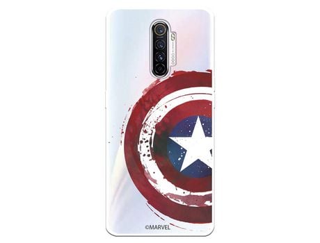 Funda para Realme X2 Pro Oficial de Marvel Capitan América Escudo Transparente - Marvel