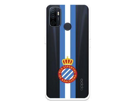 Funda para Oppo A53 del RCD Espanyol Escudo Albiceleste Escudo Albiceleste - Licencia Oficial RCD Espanyol