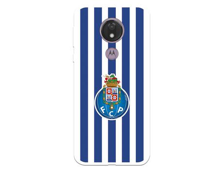 Funda para Motorola Moto G7 Power del Futebol Club Oporto Escudo Rayas - Licencia Oficial Futebol Club Oporto