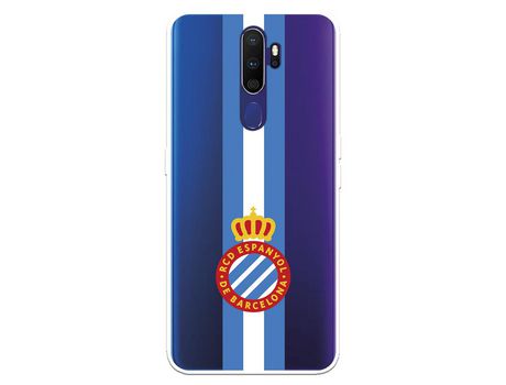 Funda para Oppo A9 2020 del RCD Espanyol Escudo Albiceleste Escudo Albiceleste - Licencia Oficial RCD Espanyol