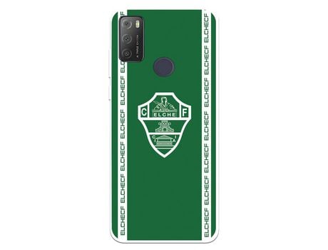 Funda para Alcatel 1S 2021 del Elche CF Escudo Fondo Verde Escudo Fondo Verde - Licencia Oficial Elche CF