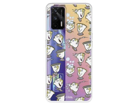 Funda para Realme GT Oficial de Disney Chip Potts Siluetas - La Bella y la Bestia