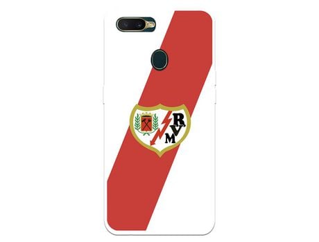 Funda para Oppo A7 del Rayo Vallecano Escudo - Licencia Oficial Rayo Vallecano